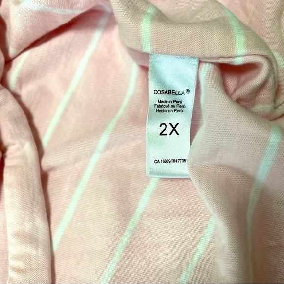 Cosabella 100% COTTON BARE NECESSITIES TANK TOP - Size 2X - Made in Peru - Picture 6 of 8